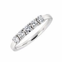 Anello Fanton Gioielli Donna FEDINE DIAMANTI in Oro bianco Diamante 0.48 Ct ANOR-268-52 - ANOR-268-52
